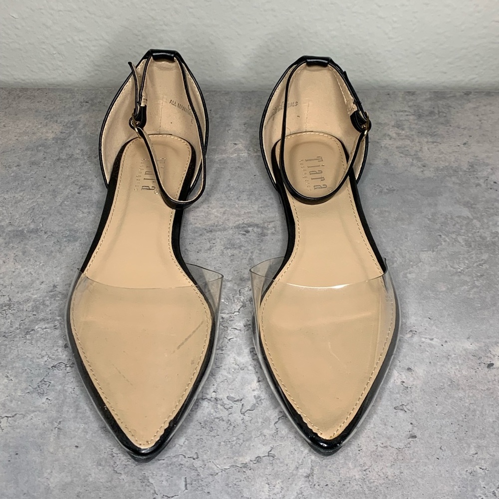 Black and Clear Flats